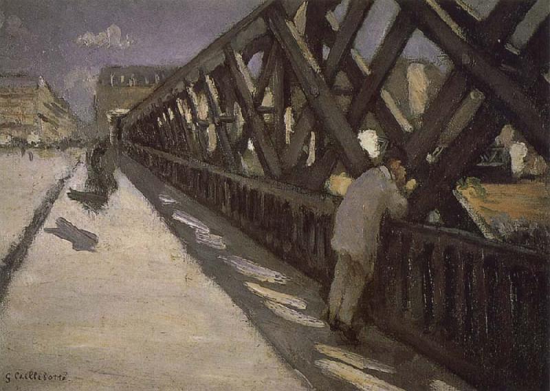 Gustave Caillebotte Study of pier Sweden oil painting art